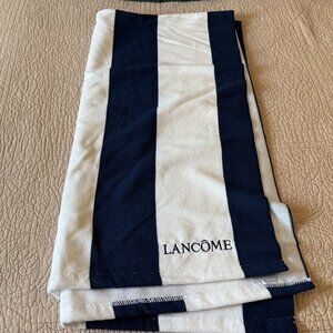 Lancome Towel, Navy & White Striped,